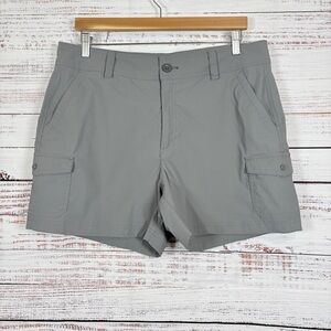 Eddie Bauer Gray Cargo Nylon Shorts